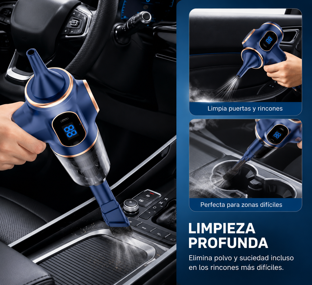 NUVEXO™ AIRCLEAN PRO
    Aspiradora Portátil 3 en 1