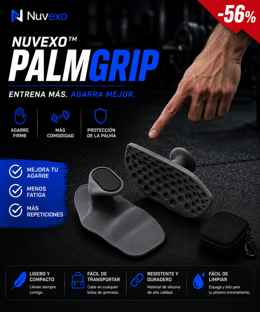 NUVEXO™ PALMGRIP
    Agarre Profesional para Gimnasio